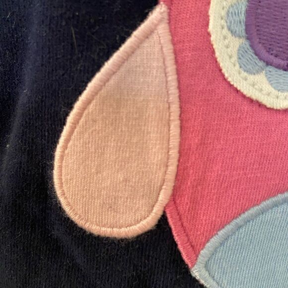 JoJo Maman Bébé Hooded Sweatshirt Owl Applique Reversible Size 0-3 Months - Picture 4 of 9